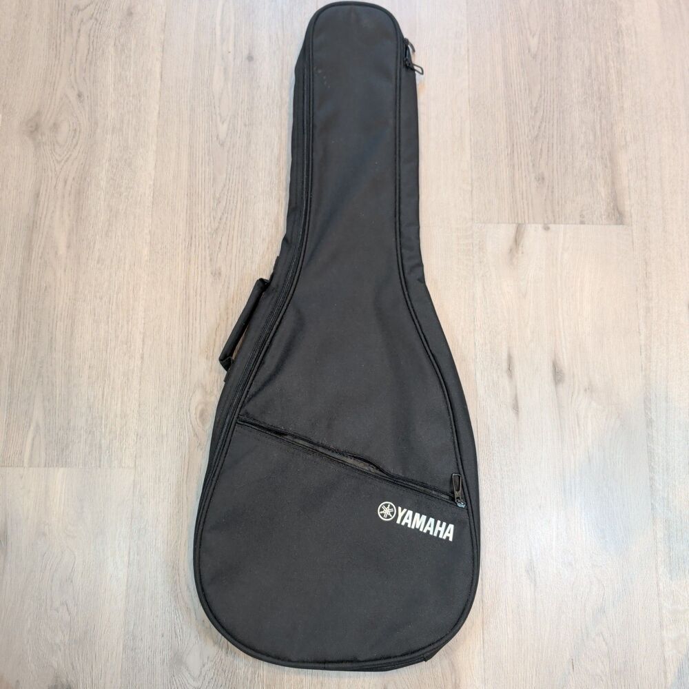 Yamaha Guitar Gig Bag Soft Case Black Padded Pocket, 3/4 Size 35”x 14”x 3”